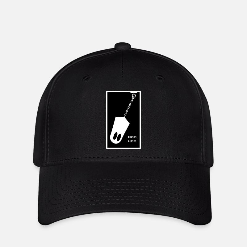 Ghost in chain - Flexfit Cap - black