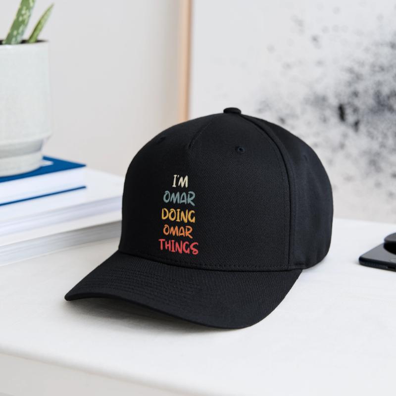 Omar Name Omar Personalized Name First Given Casquette Flexfit