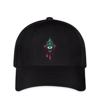 Attrape-rêves #1 - Casquette Flexfit - noir - Devant