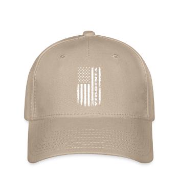 Flagge USA Virginia Bundesstaat Geschenk - Flexfit Cap - Khaki - Vorne