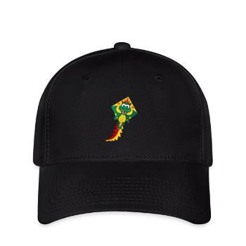 Cute Flying Kite - Flexfit Cap - black - Front