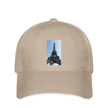 Eiffelturm Frankreich Paris Foto Geschenk Idee - Flexfit Cap - Khaki - Vorne
