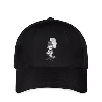 GentleBiber # North German art - Flexfit Cap - black - Front