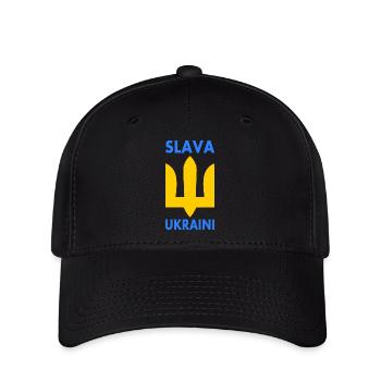 Slava ukraini - Flexfit Cap - black - Front