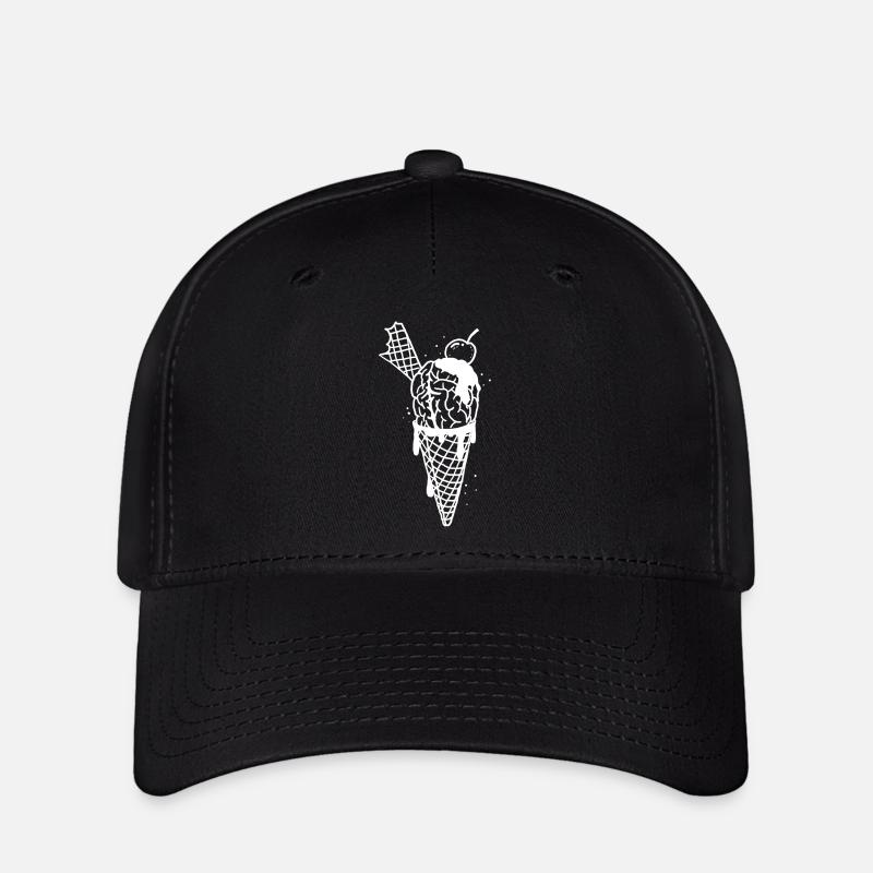 Brainfood 3 Invert - Flexfit Cap - black