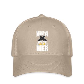 Drôle De Dire Skateboard Bière - Casquette Flexfit - kaki - Devant