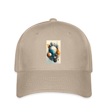 Ville abstraite d’orbes et de structures - Casquette Flexfit - kaki - Devant