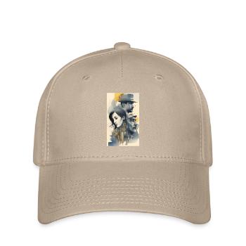 Encre des générations familiales - Casquette Flexfit - kaki - Devant