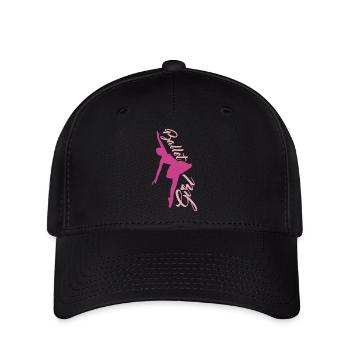 Ballet Dancer Girl - Flexfit Cap - black - Front