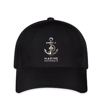 Marine Nationale - Casquette Flexfit - noir - Devant