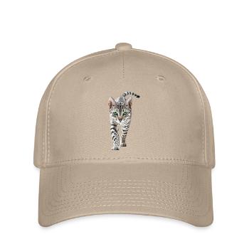 Ägyptische Mau - Flexfit Cap - Khaki - Vorne