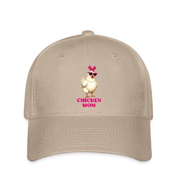 DRÔLE POULET MAMAN CHEMISE idée cadeau d’anniversaire femmes - Casquette Flexfit - kaki - Devant