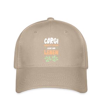 Corgi Joie Vie d’amour - Casquette Flexfit - kaki - Devant