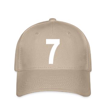 7 Nummern - Flexfit Cap - Khaki - Vorne