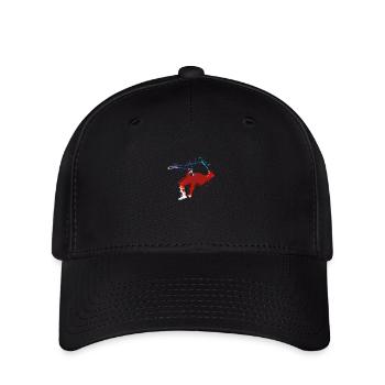 Splash art sambo fighter - Casquette Flexfit - noir - Devant