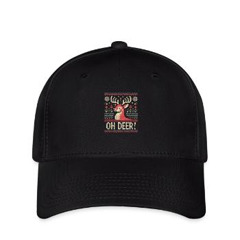 Oh Cerf - Casquette Flexfit - noir - Devant
