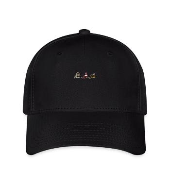 Peace love sushi - Flexfit Cap - Schwarz - Vorne