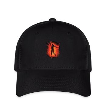 Conception de joueur de basket-ball pour les fans de sport Basketball - Casquette Flexfit - noir - Devant