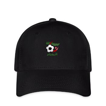 algeria football federation - Flexfit Cap - black - Front