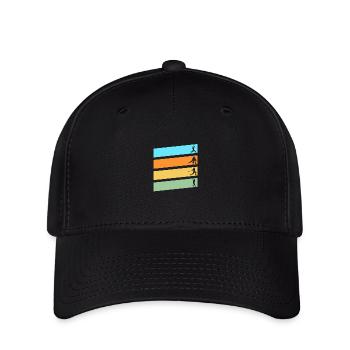 Baseball Player Baseball - Flexfit Cap - black - Front