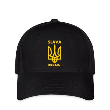 Ukraine - Flexfit Cap - Schwarz - Vorne