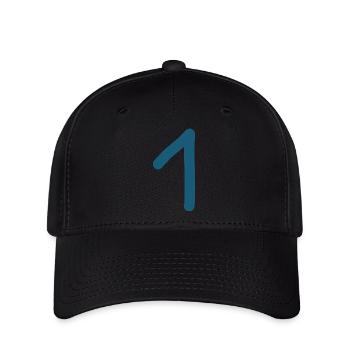 1 numéro un anniversaire - Casquette Flexfit - noir - Devant
