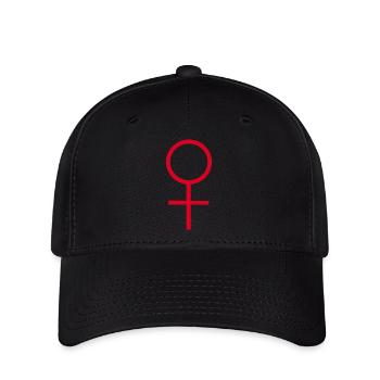 Frauentag - Flexfit Cap - Schwarz - Vorne