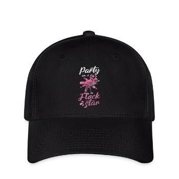Pool Party Party Holiday Party Time - Flexfit Cap - black - Front