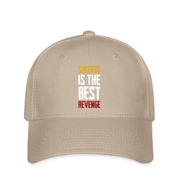 success is the best revenge - Flexfit Cap - Khaki - Vorne