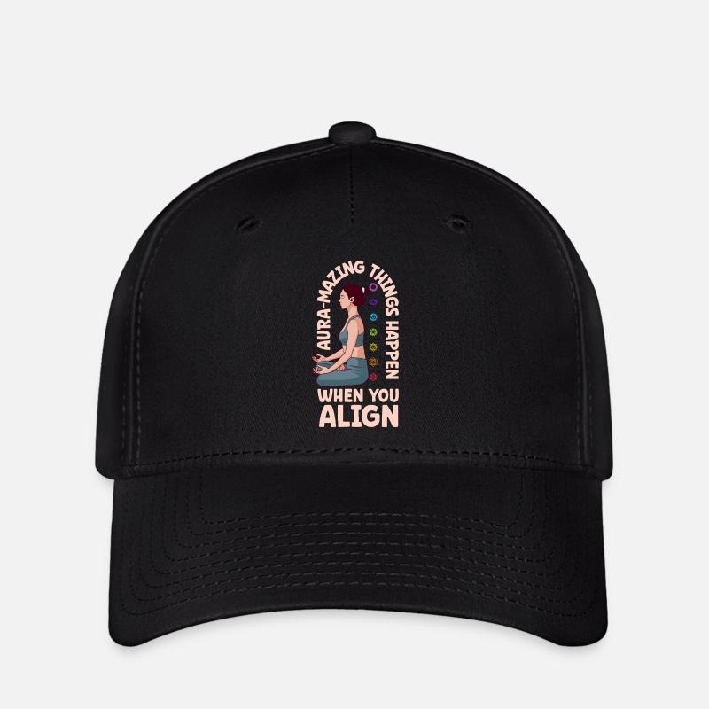 Aura Power - Chakra Alignment - Flexfit Cap - black