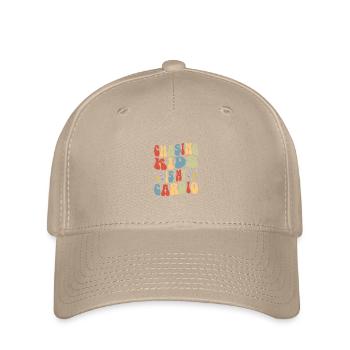 Kindergarten Teacher Childcare Children Cardio - Flexfit Cap - khaki - Front