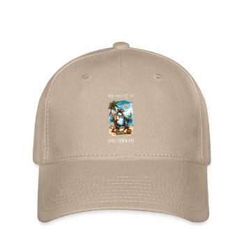 You Had Me At Day Drinking Vacay Mode Cute Penguin - Flexfit Cap - khaki - Front