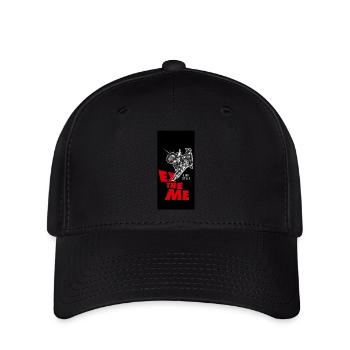 motocross rider - Casquette Flexfit - noir - Devant