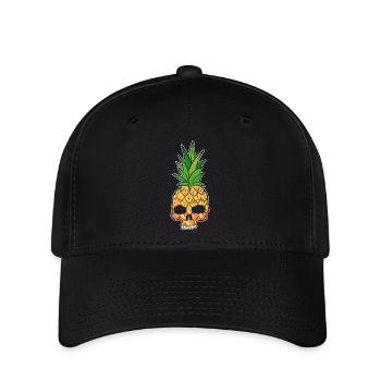 Ananas - Flexfit Cap - Schwarz - Vorne
