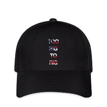 TOO BIG TO RIG 2024 - Flexfit Cap - Schwarz - Vorne