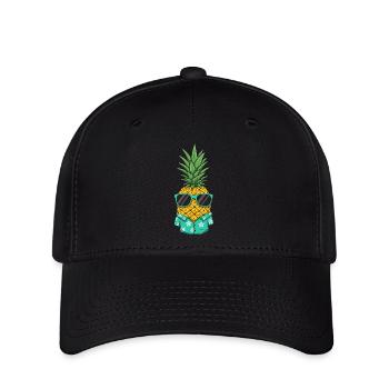 Cool Pineapple - Flexfit Cap - black - Front