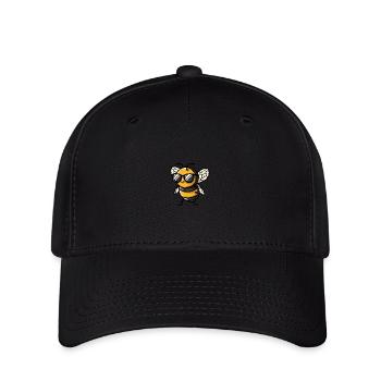 Abeille Cool Animal - Casquette Flexfit - noir - Devant