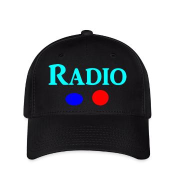 Radio - Casquette Flexfit - noir - Devant