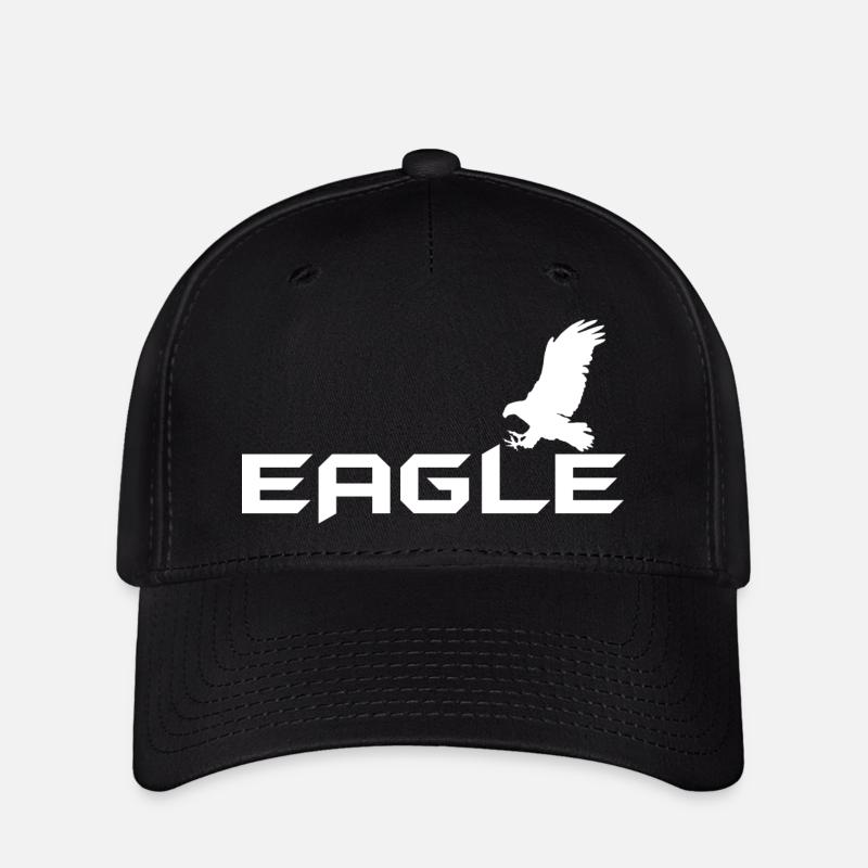 Eagle - eagle - Flexfit Cap - black
