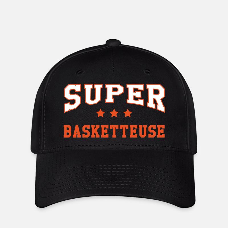 Super-Basketballspieler - Flexfit Cap - Schwarz