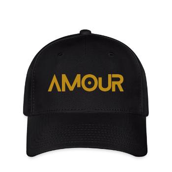 Amour - Flexfit Cap - Schwarz - Vorne