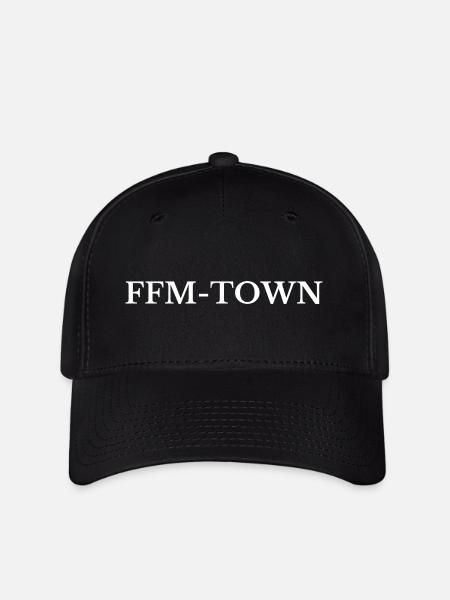 Frankfurt - Flexfit Cap - Schwarz