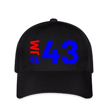 JM43 - Casquette Flexfit - noir - Devant