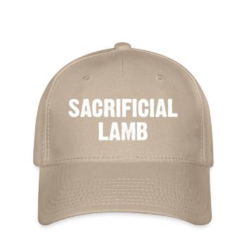 Sacrificial Lamb - Flexfit Cap - khaki - Front