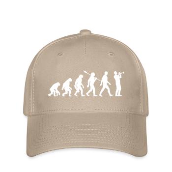 Evolution - Trumpet - Musician - Wind Instrument - Flexfit Cap - khaki - Front