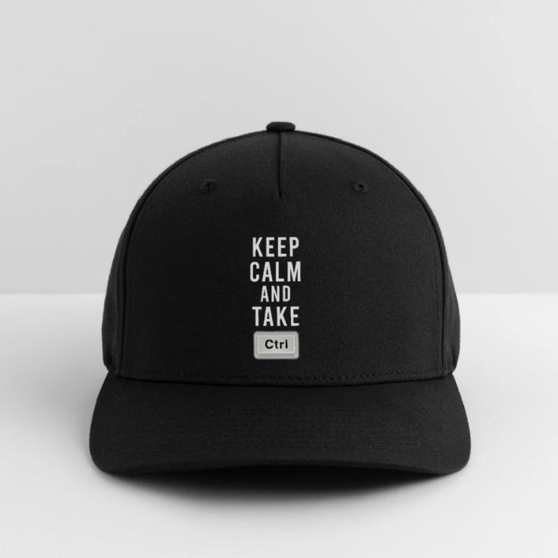 Keep Calm And Take Control - Ctrl - Programming Flexfit Cap