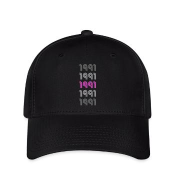 1991 - Flexfit Cap - Schwarz - Vorne