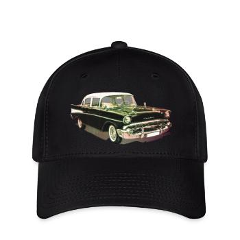 Oldtimer - Flexfit Cap - Schwarz - Vorne