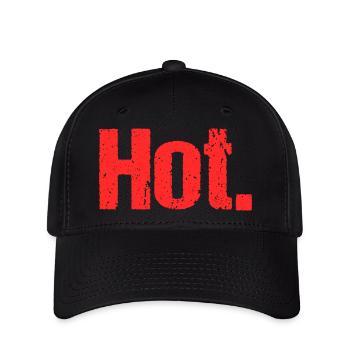 Hot. - Flexfit Cap - black - Front