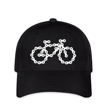 Fiets - Flexfit Cap - zwart - Voor